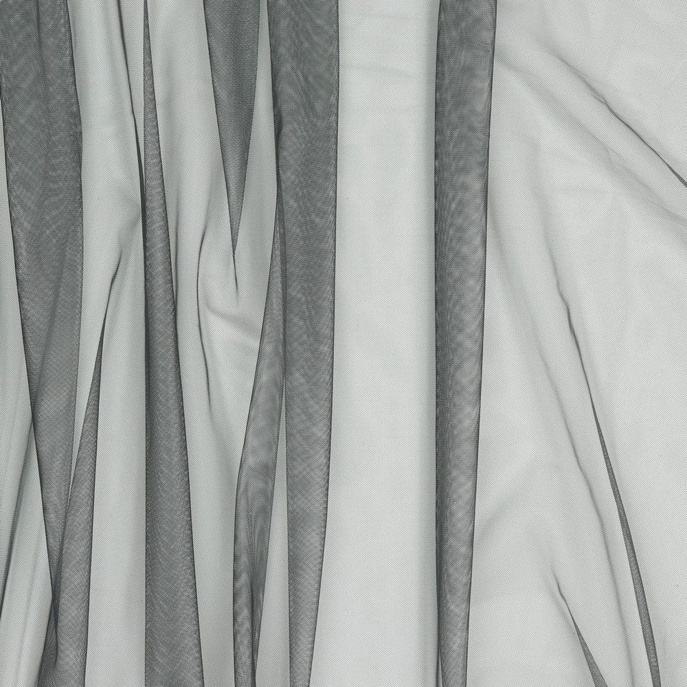 Tulle souple gris foncé 25 g/m²