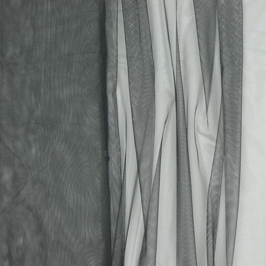 Tulle souple gris foncé 25 g/m²