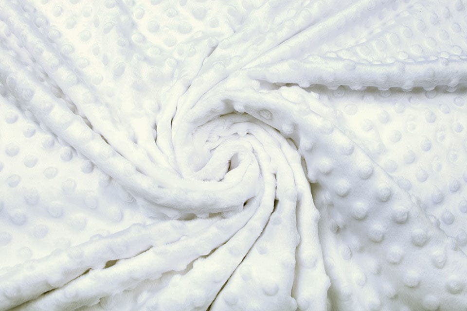 Minky-Fleece weiß 260 g/m²