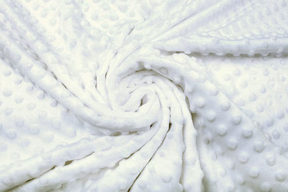 Minky-Fleece weiß 260 g/m²