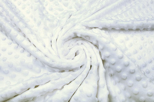 Minky-Fleece weiß 260 g/m²