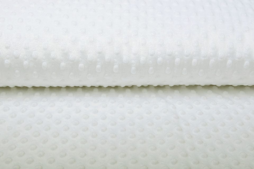 Minky-Fleece, weiß 260 g/m²