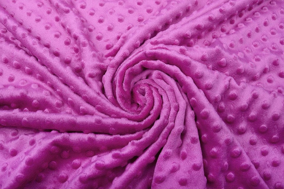 Minky-Fleece in Fuchsia 260 g/m²