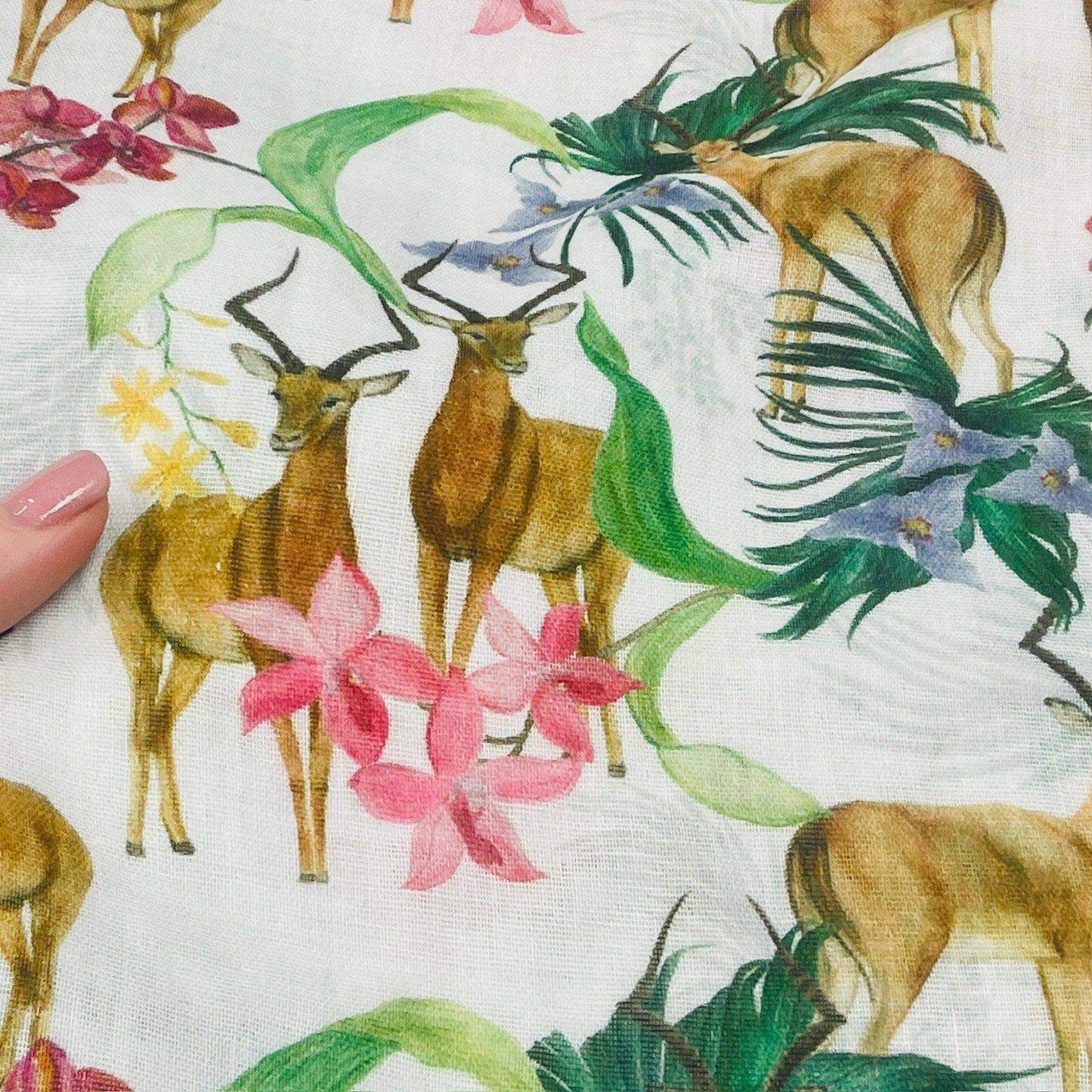 Muslin mit Afrika-Motiv 140 g/m²