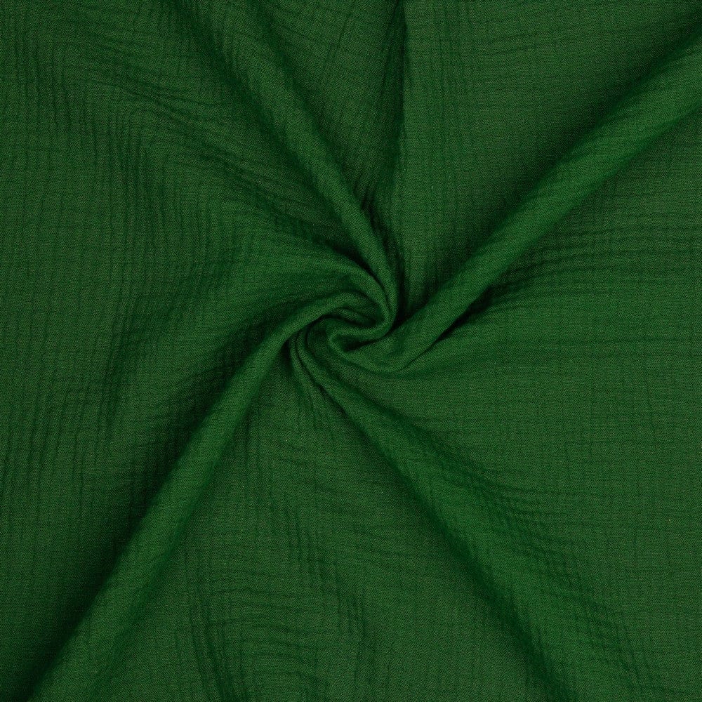 Mousseline vert mousse de forêt 125 g/m²