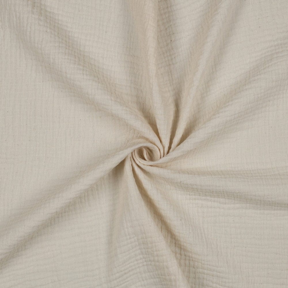Mousseline non blanchie naturelle 125 g/m²