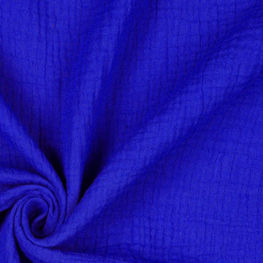 Mousseline bleu bleuet 130 g/m²