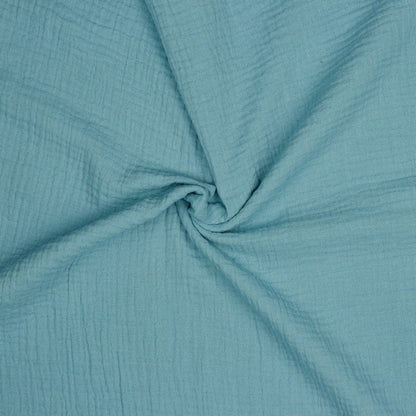 Musselin grünlich blaugrau 125 g/m²