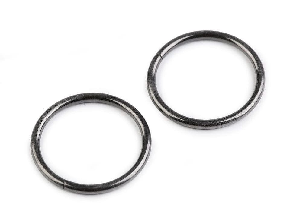 O-Ring ⌀ 30 mm, schwarz verchromt (10 Stk. im Set)