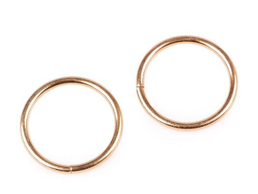 O-Ring ⌀ 30 mm aus Roségold (10 Stück)
