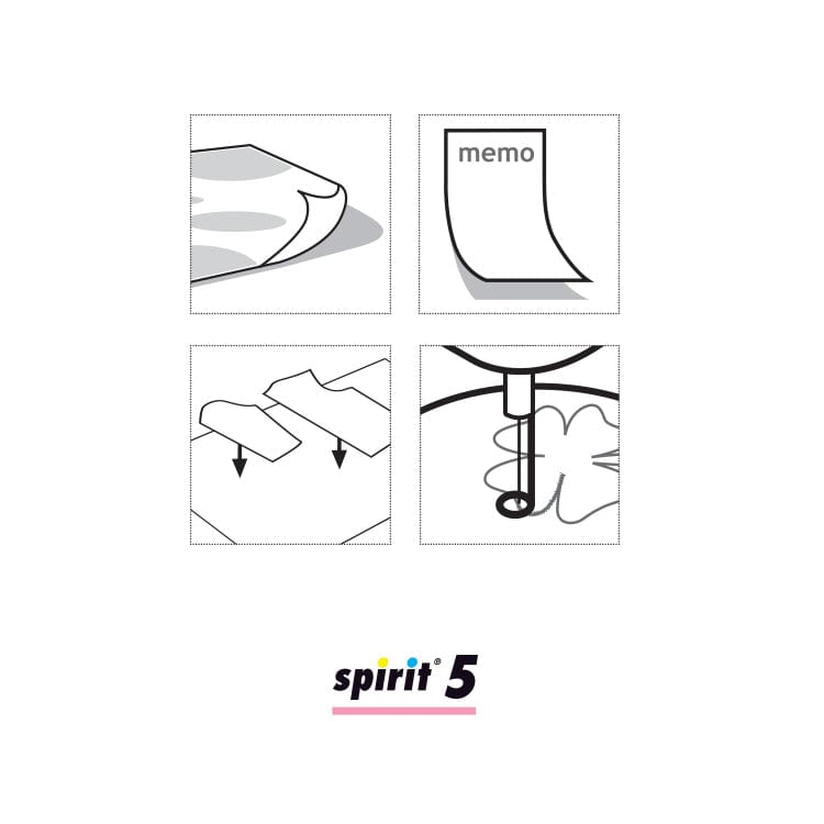 Temporary fabric spray adhesive, SPIRIT 5