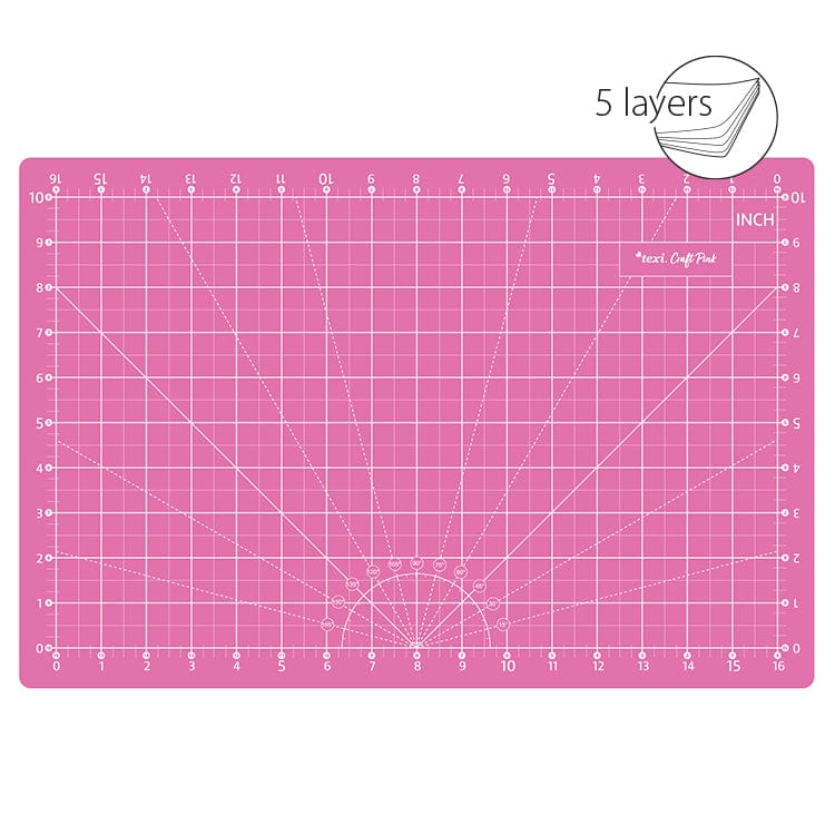 Tapis de découpe 45x30 cm-rose