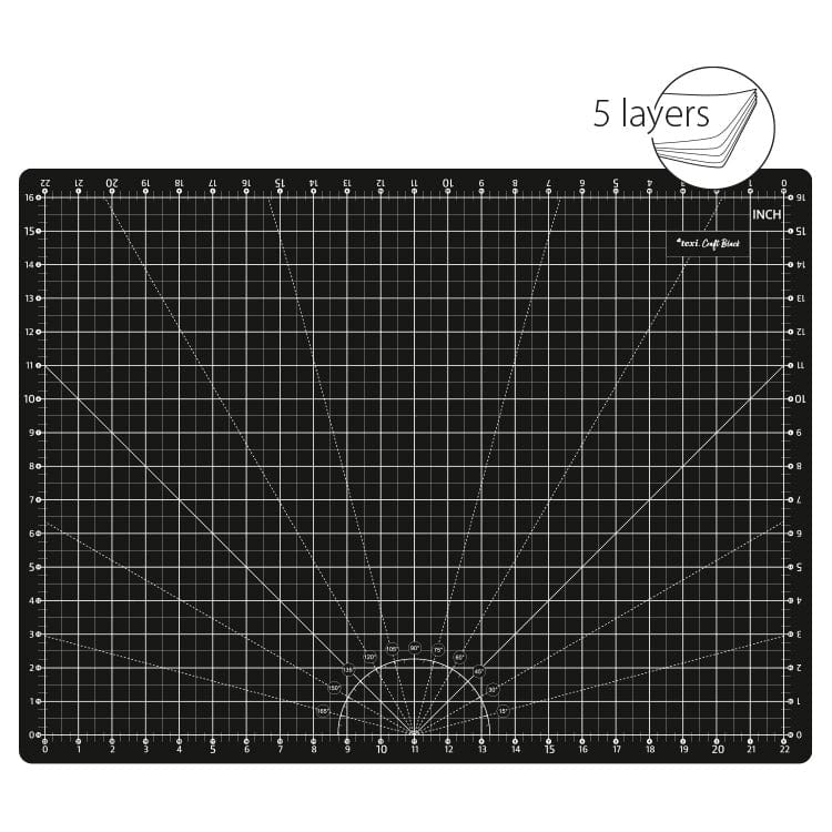 Tapis de découpe 60X45 cm noir