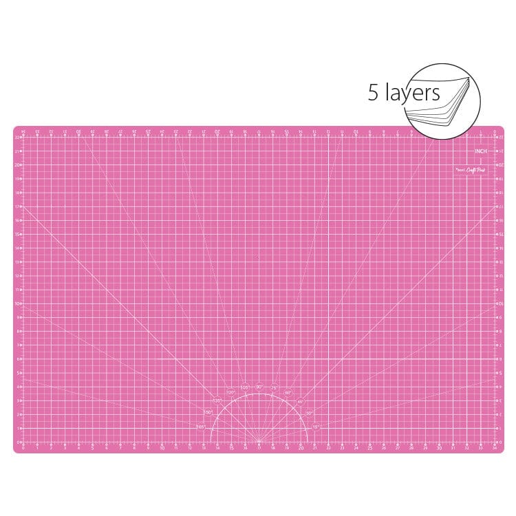 Schneidematte 60X90 cm, rosa