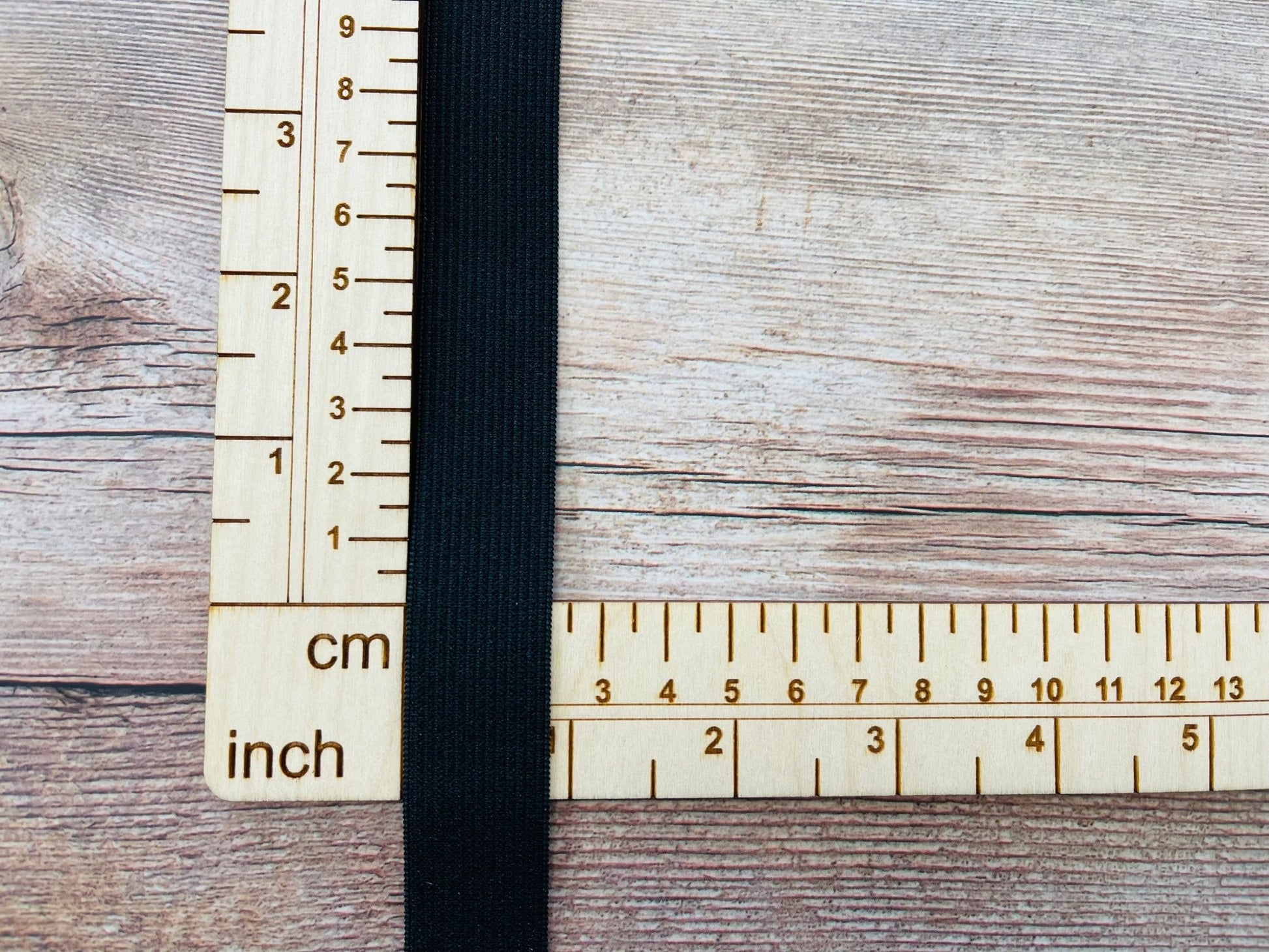 Élastique plat - 2 cm noir