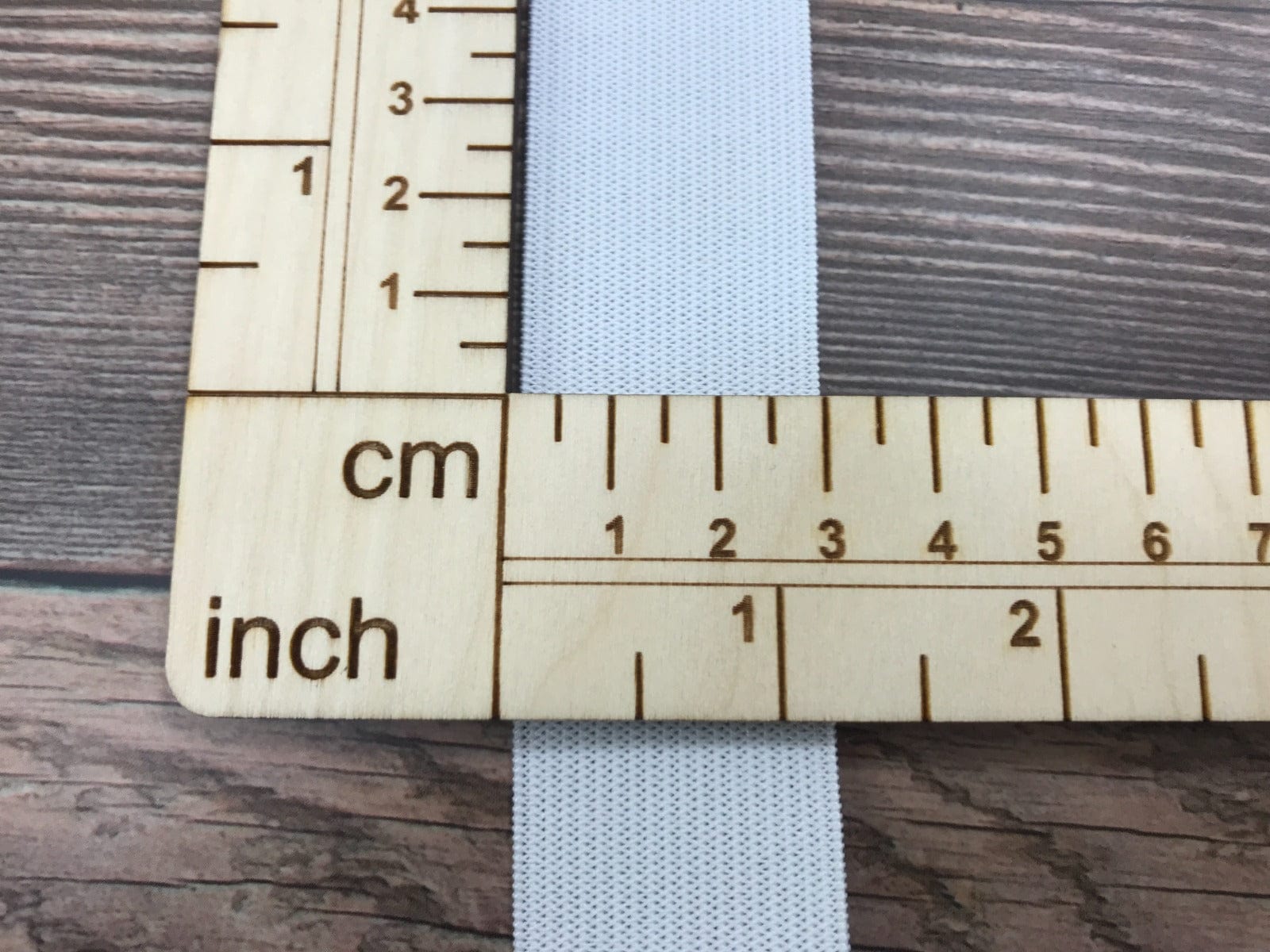 Élastique plat 3 cm blanc
