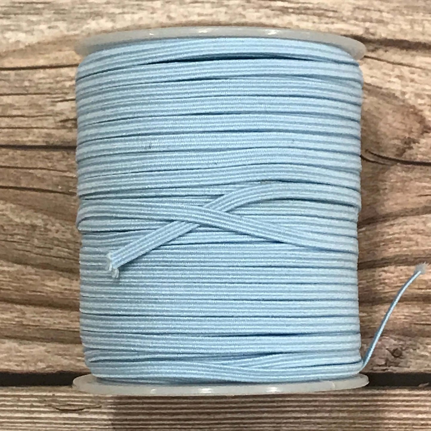 flat elastic - 3 mm blue
