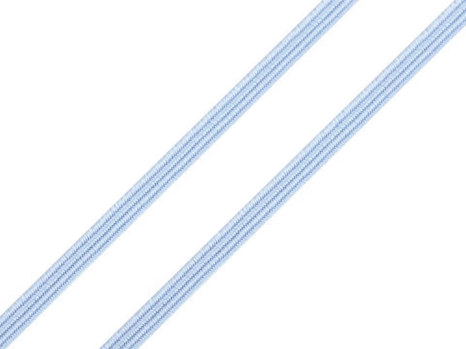 Flat elastic - 3 mm blue