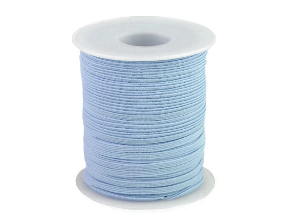 Flat elastic-3 mm blue