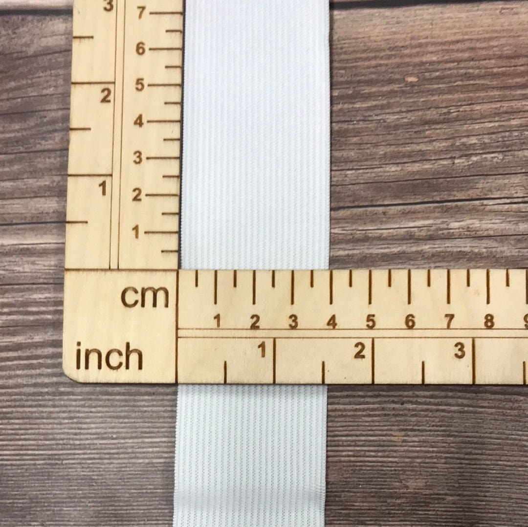 alt
4 cm white flat elastic