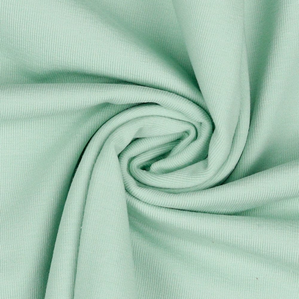 Dünner Baumwolljersey, hellgrün 215 g/m²