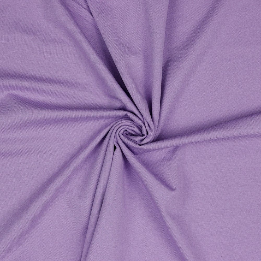 Feiner Baumwolljersey in Lavendel 215 g/m²