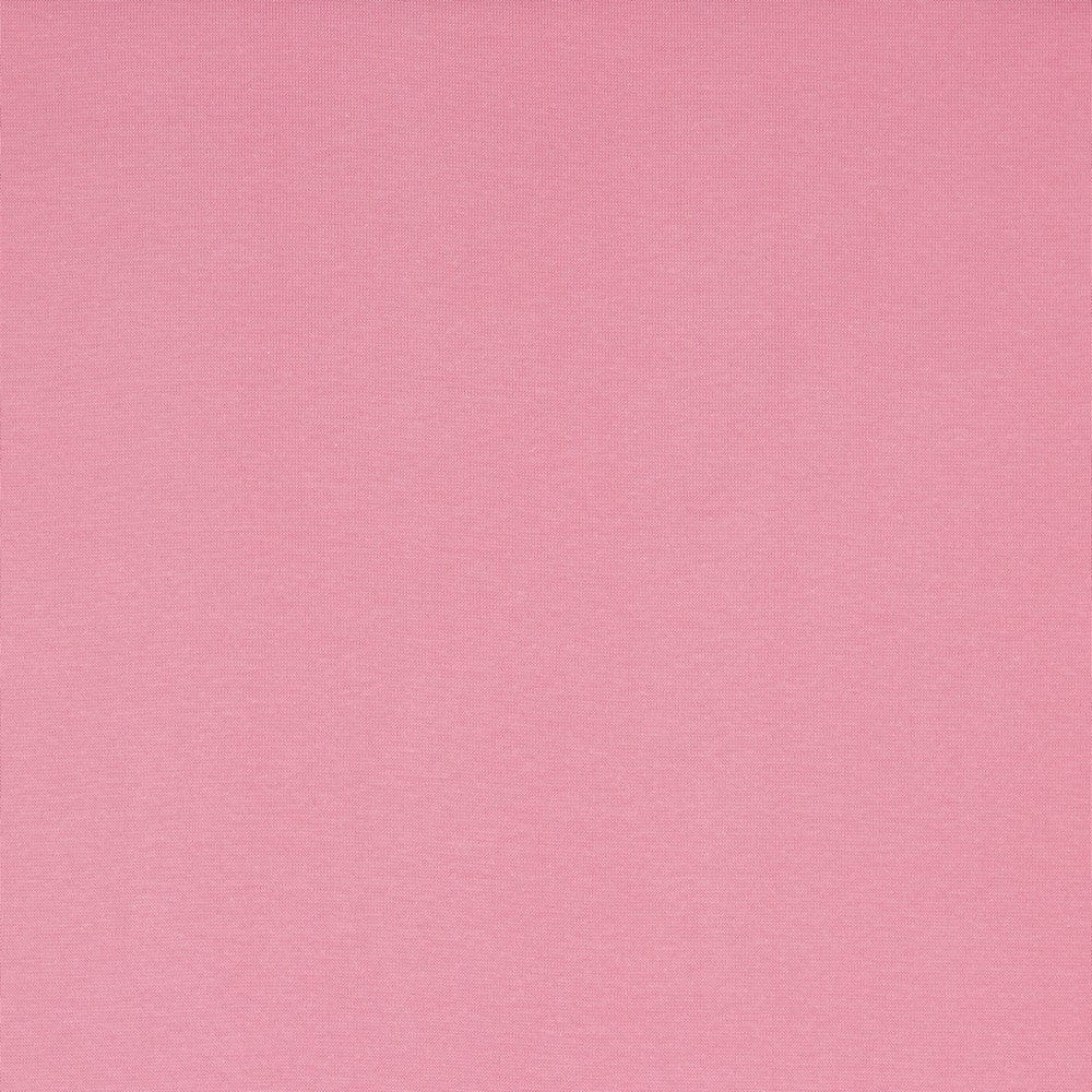 Jersey de coton fin rose 215 g/m²