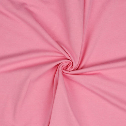 Maille fine en coton rose 215 g/m²