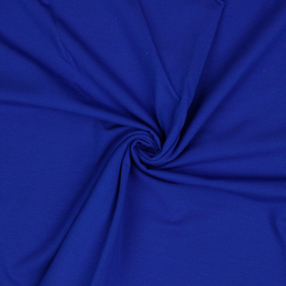 Jersey de coton fin, bleu bleuet 215 g/m²