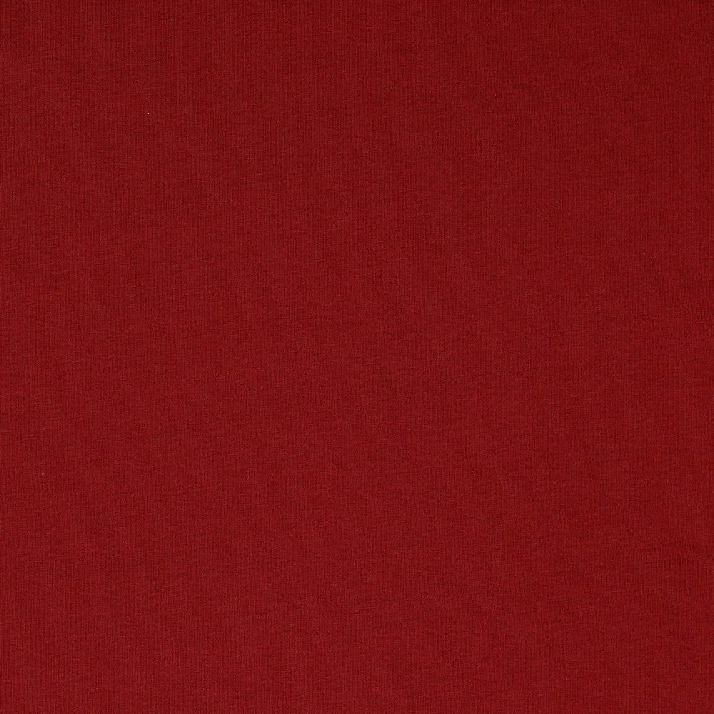 Dünner Baumwolljersey – dunkelrot 215 g/m²