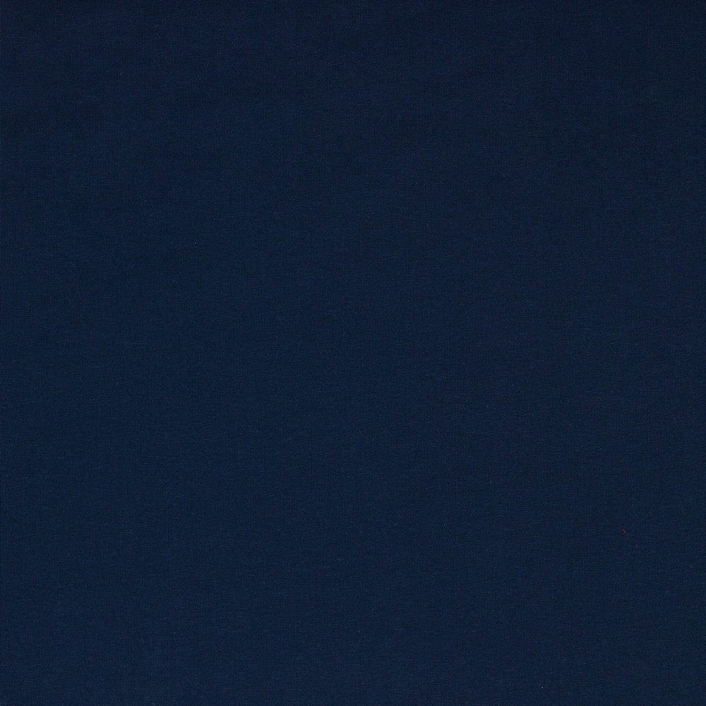 Jersey de coton fin bleu foncé 215 g/m²
