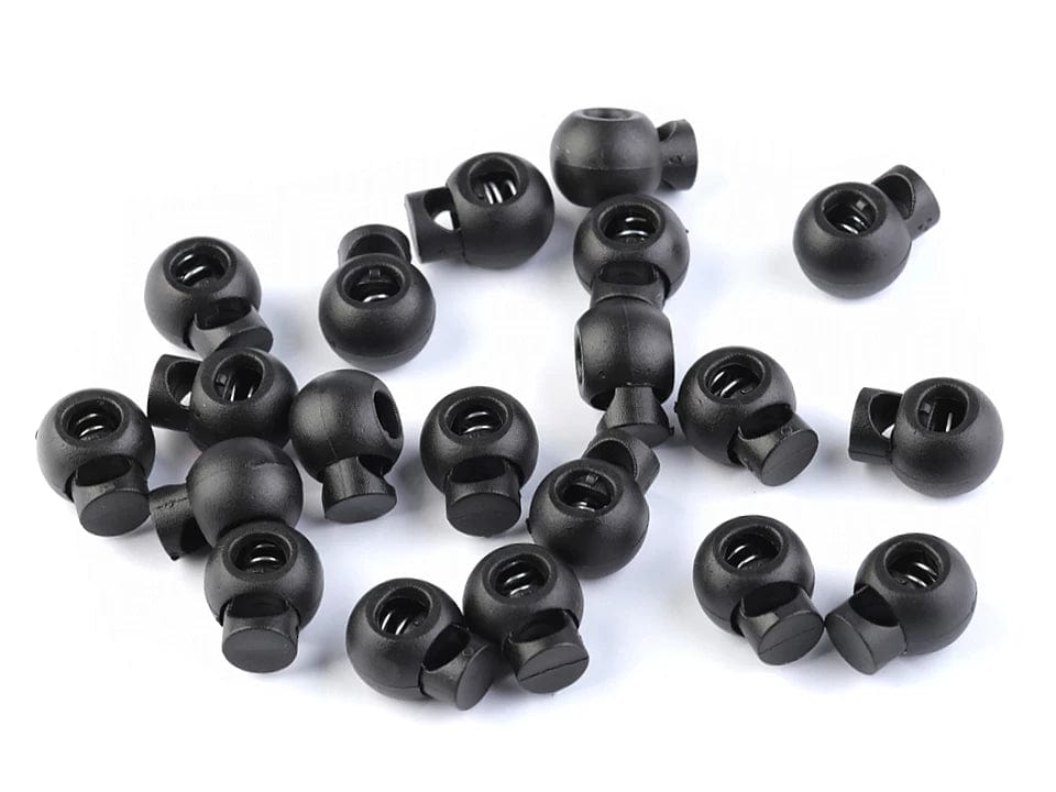 Plastikkordelstopper 15x19 mm-schwarz