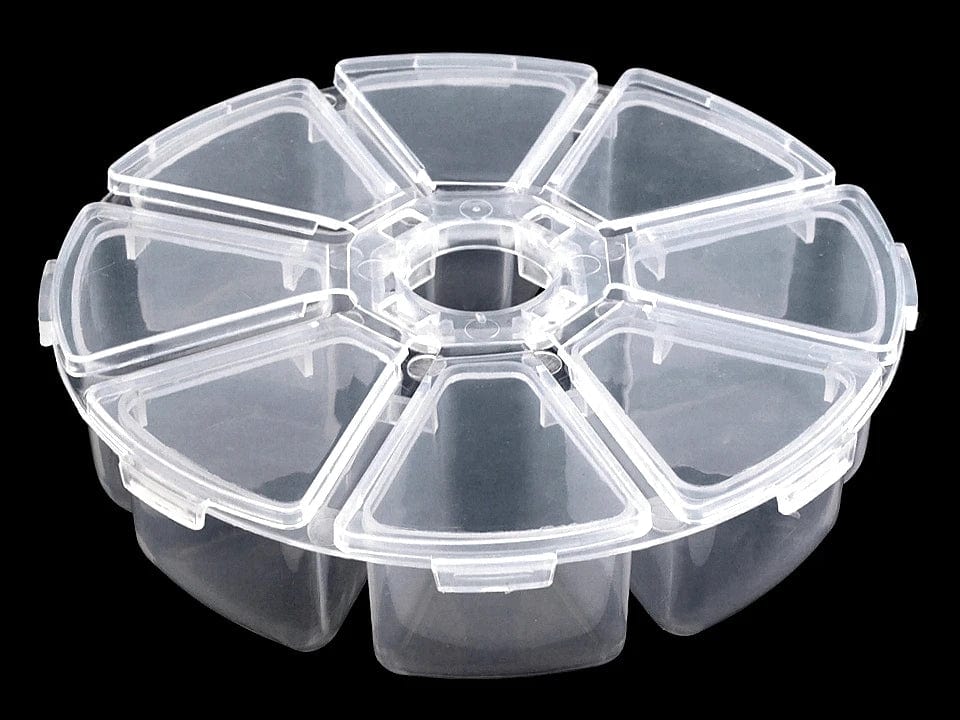 Boîte en plastique pour ranger des boutons et des perles