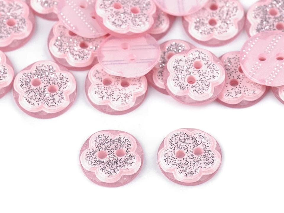 alt
Plastic buttons 13 mm-pink flower