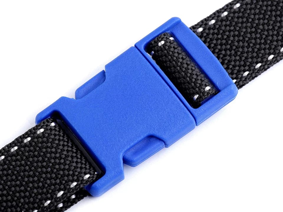 Kunststoff-Schnallenverbinder 25 mm, dunkelblau (5 Stück pro Packung)