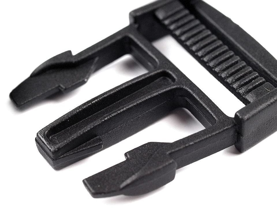 Kunststoff-Schnallenverbinder 30 mm, schwarz (5 Stk. im Pack)