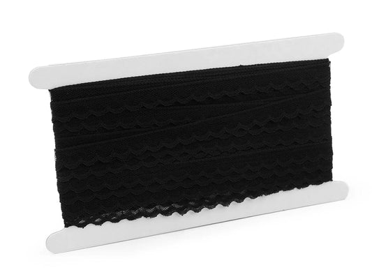 Polyamide lace - 1.4 cm black