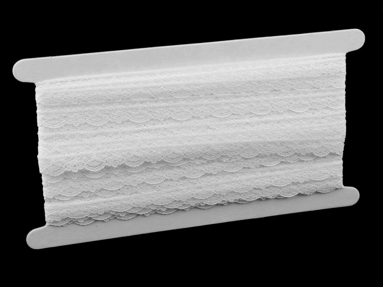 Weiße Polyester-Spitze, 1,4 cm