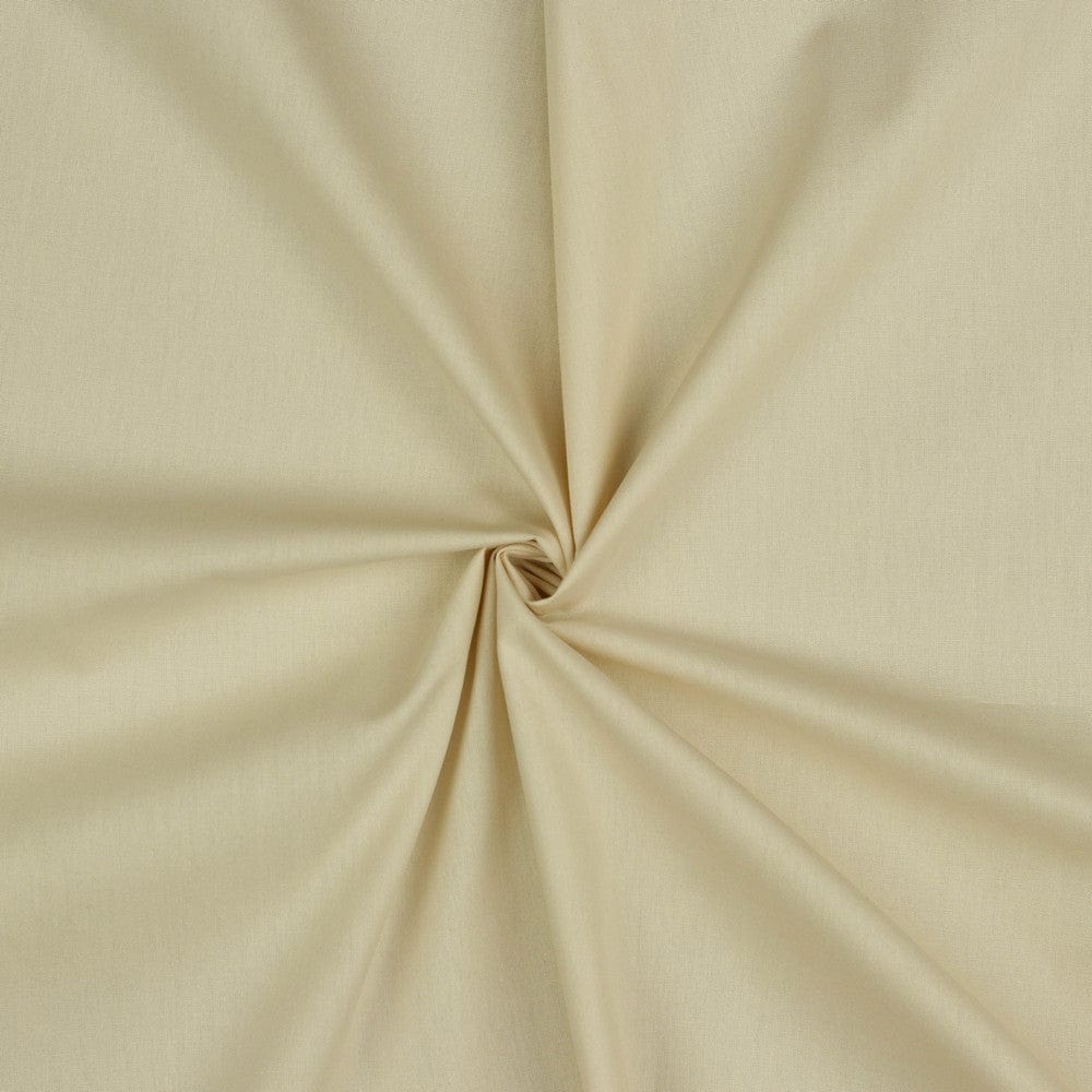 Tissu premium 100 % coton beige 130 g/m²