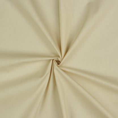 Tissu premium 100 % coton beige 130 g/m²