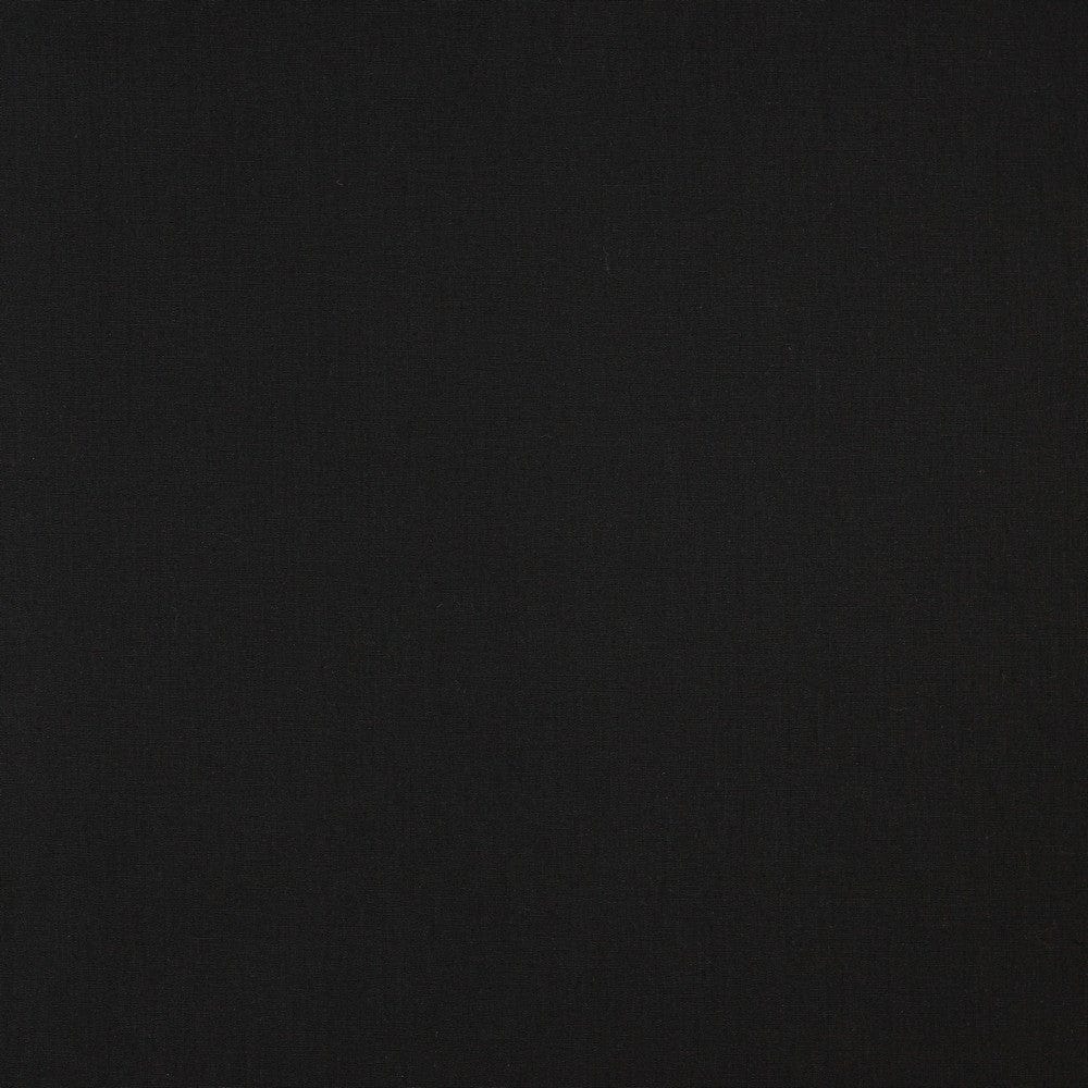 Premium 100% Baumwollstoff, schwarz, 125 g/m²
