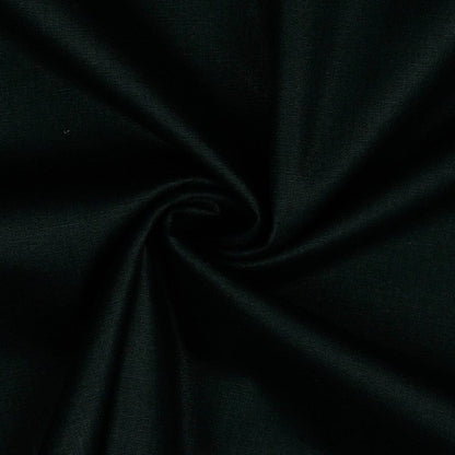 Premium 100 % Baumwollstoff, schwarz, 125 g/m²