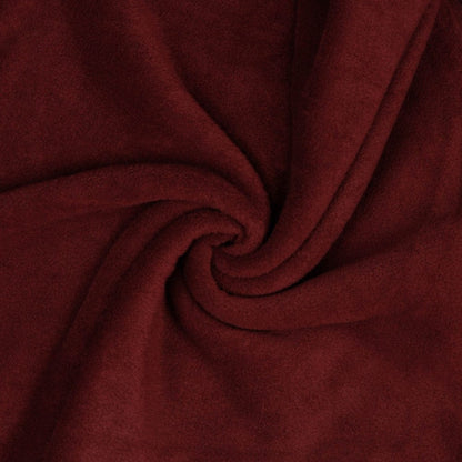Tissu polaire anti-bouloches premium bordeaux 240 g/m²