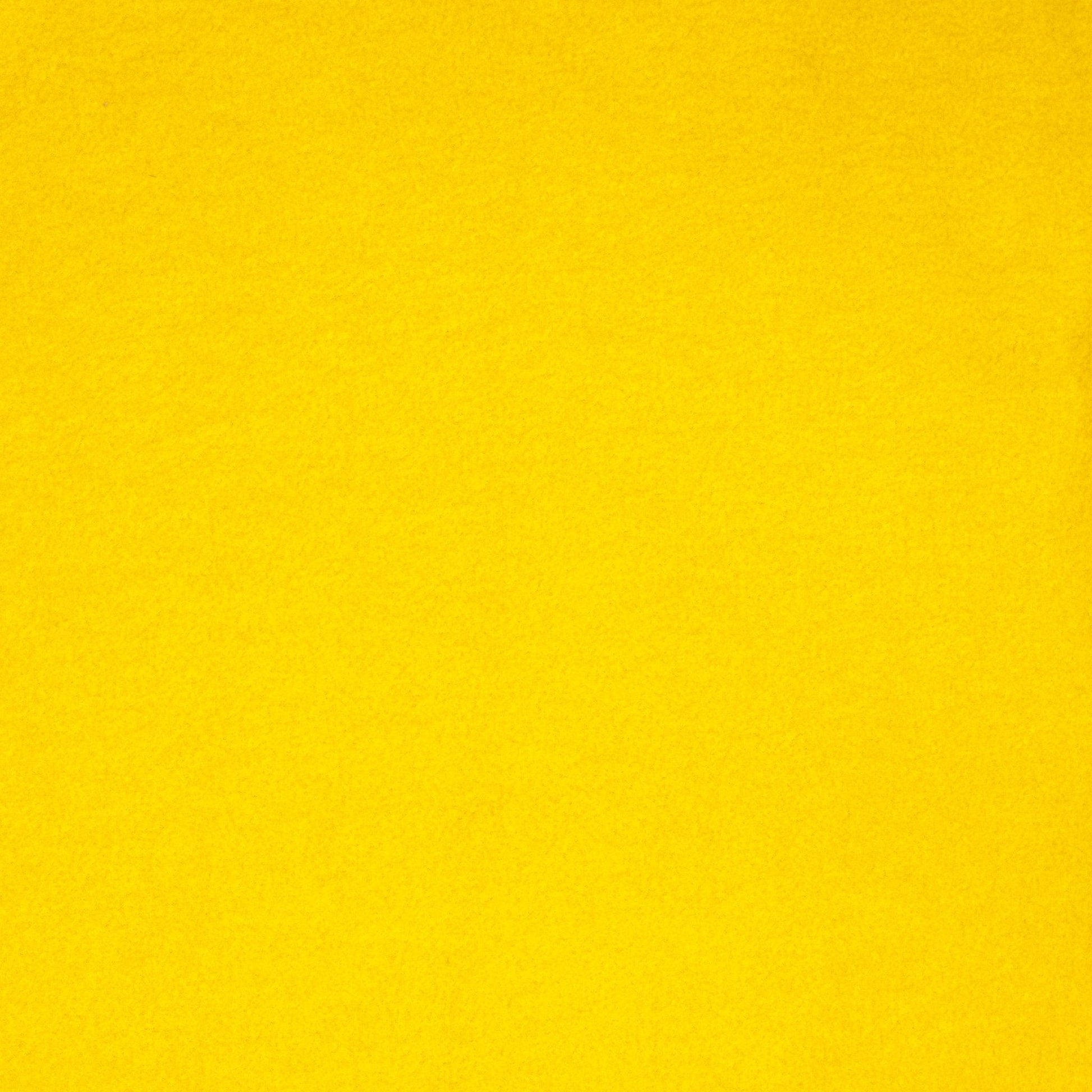 Tissu polaire premium anti-boulochage jaune 240 g/m²