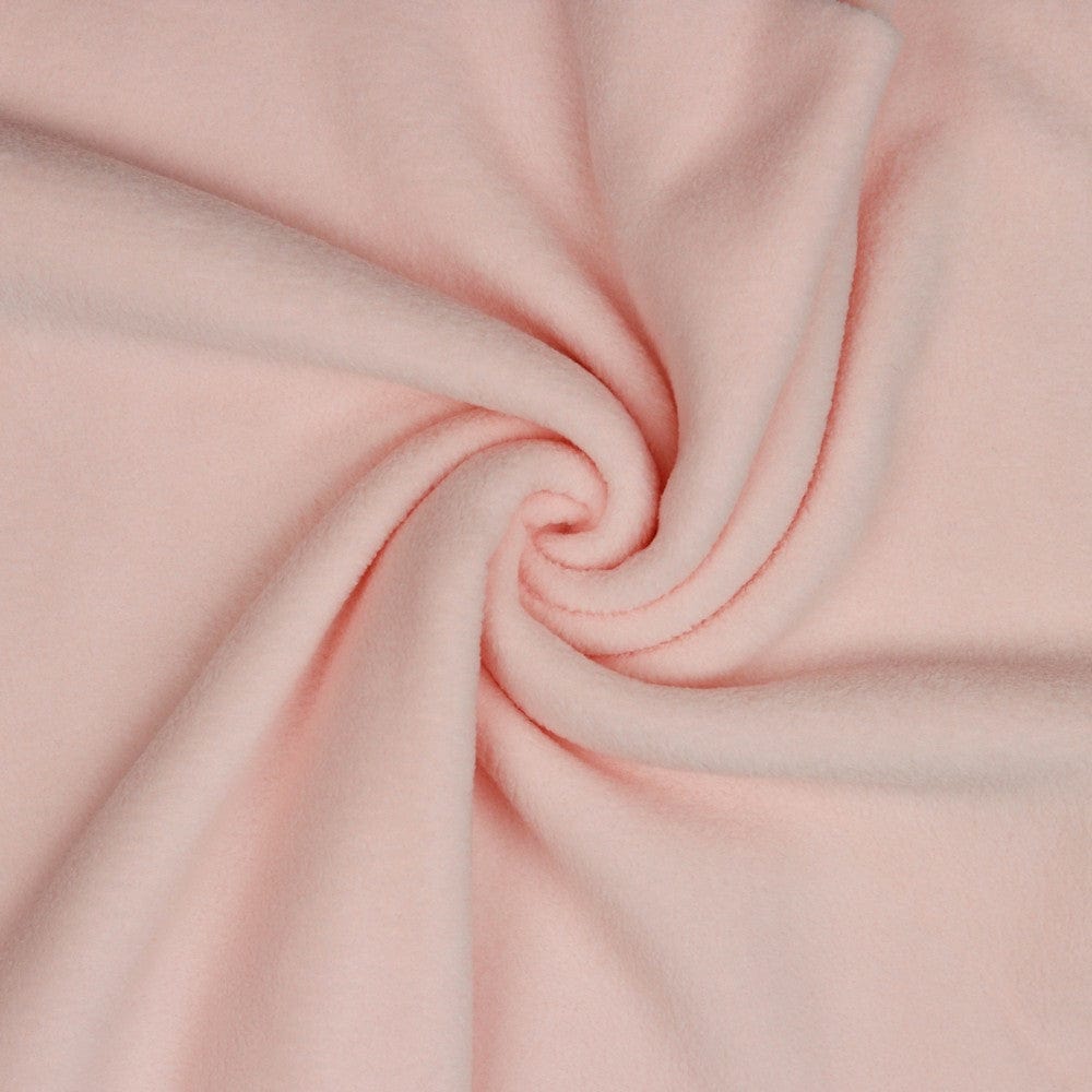 Premium Anti-Pilling-Fleece-Stoff – zartrosa 240 g/m²