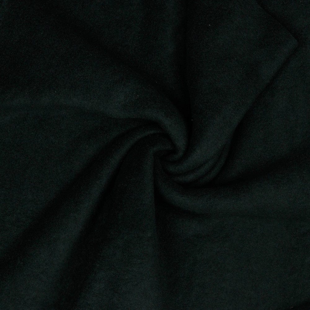 Premium Anti-Pilling-Fleece-Stoff – schwarz 240 g/m²