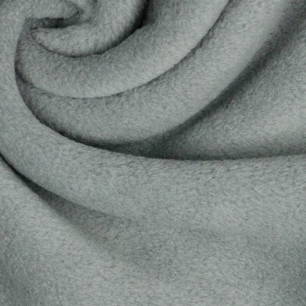Tissu polaire premium anti-boulochage gris 240 g/m²