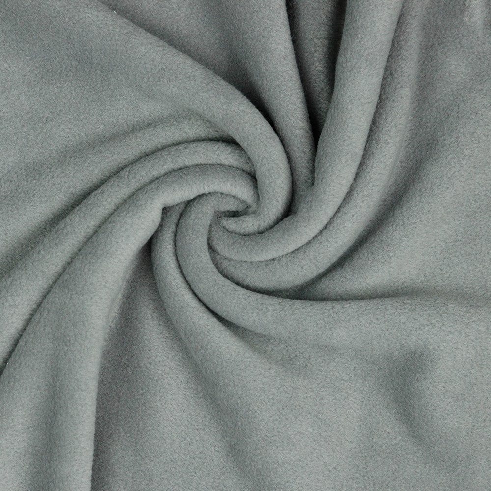 Tissu polaire premium anti-bouloches gris 240 g/m²