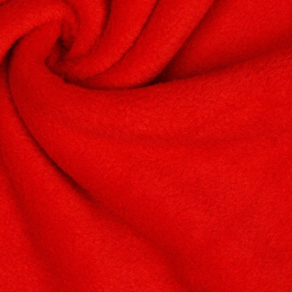 Premium Anti-Pilling-Fleece-Stoff, rot, 240 g/m²