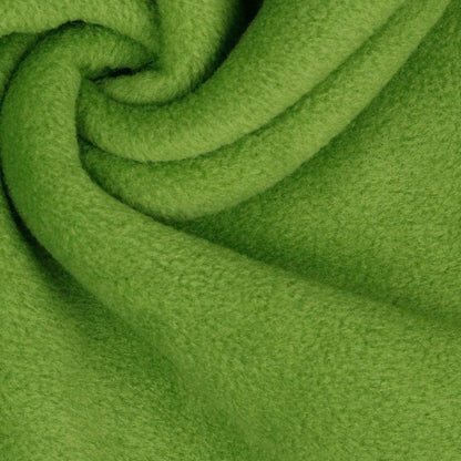 Tissu polaire premium anti-boulochage vert 240 g/m²